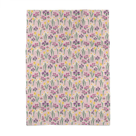 A Walk In Springtime Pale Pink Tea Towel